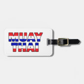 Étiquette À Bagage Muay Thai (Devant horizontal)