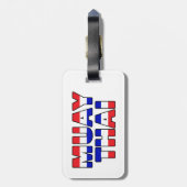 Étiquette À Bagage Muay Thai (Dos Vertical)