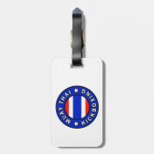 Étiquette À Bagage Muay Thai Kickboxing (Dos Vertical)