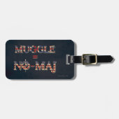 ÉTIQUETTE À BAGAGE MUGGLE™ = NO-MAJ™ (Devant horizontal)