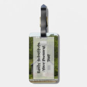 Étiquette À Bagage Munising Bay Michigan Lighthouse Easy ID Personnel (Dos Vertical)