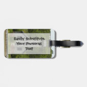 Étiquette À Bagage Munising Bay Michigan Lighthouse Easy ID Personnel (Dos horizontal)