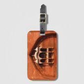 Étiquette À Bagage Mur du temple indien (Devant Vertical)