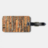 Étiquette À Bagage Mur en briques antique (Dos horizontal)