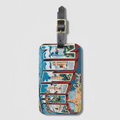 Étiquette À Bagage Muraille murale Austin Texas (Devant Vertical)