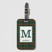Murphy Tartan Motif vert et Brown