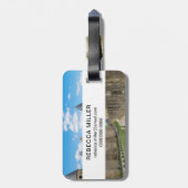 Étiquette À Bagage Murs médiévaux de Carcassonne (Dos Vertical)