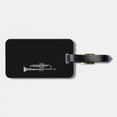 Étiquette À Bagage Musicien de trompette (Dos horizontal)