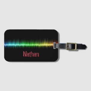Étiquette À Bagage Musique audio Rainbow Sound