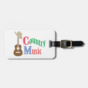 Étiquette À Bagage Musique country