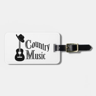 Étiquette À Bagage Musique country