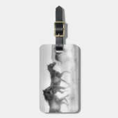 Étiquette À Bagage Mustang Run (Devant Vertical)