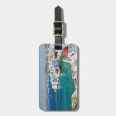 Étiquette À Bagage Mykonos Grèce Iles grecques Petite Venise (Devant Vertical)