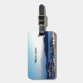 Étiquette À Bagage Mykonos, Grèce photo panoramique (Devant Vertical)