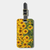 Étiquette À Bagage Na, États-Unis, Colorado, tournesols (Devant Vertical)