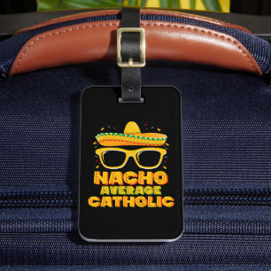 Étiquette À Bagage Nacho Moyenne Église Catholique Cinco De Mayo