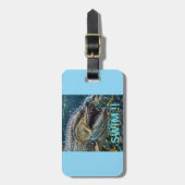 Étiquette À Bagage Nage ! ! (Devant Vertical)