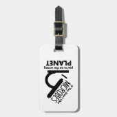 Étiquette À Bagage N'aimez pas les microbes Vous êtes sur la mauvaise (Devant Vertical)