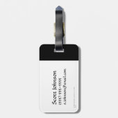 Étiquette À Bagage Nains d'Erebor (Dos Vertical)