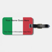 Étiquette À Bagage Naissance d'étiquette italienne de bagage de (Dos horizontal)