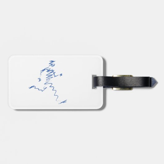 ÉTIQUETTE À BAGAGE NAÏVE (Dos horizontal)