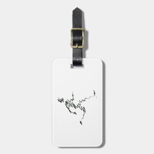 ÉTIQUETTE À BAGAGE NAÏVE (Devant Vertical)