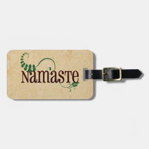 Étiquette À Bagage Namaste Yoga