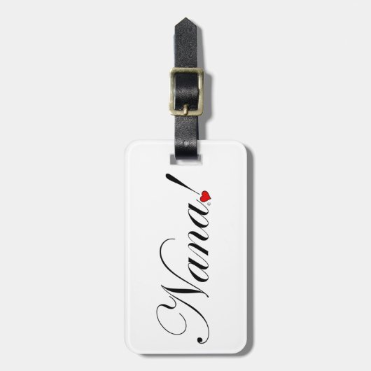 Étiquette À Bagage Nana ! (Devant Vertical)