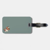 Étiquette À Bagage Napping Gnome (Dos horizontal)