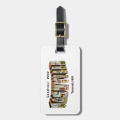 Étiquette À Bagage Nashville Tennessee (Devant Vertical)