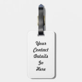 Étiquette À Bagage Nasturtium nostalgique (Dos Vertical)