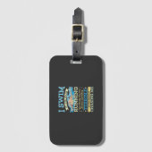 Étiquette À Bagage Natation - Je nage (Devant Vertical)