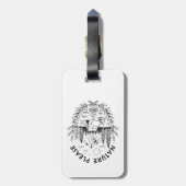 Étiquette À Bagage Nature (Dos Vertical)