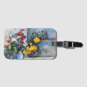 Étiquette À Bagage Nature morte Fleurs dans un vase de Paul Cézanne (Devant Horizontal)