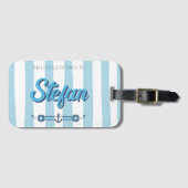 Étiquette À Bagage Nautical  (Devant Horizontal)