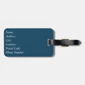 Étiquette À Bagage Nautical design (Dos horizontal)