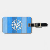 Étiquette À Bagage Nautical themed design (Devant horizontal)