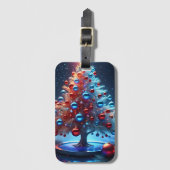 Étiquette À Bagage Navidad 1 - 002 (Devant Vertical)