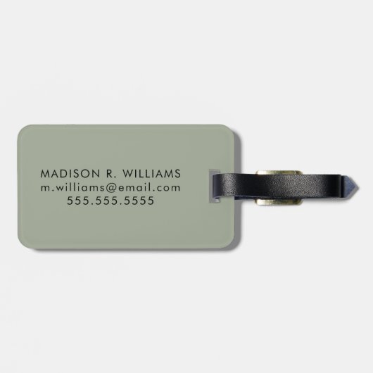 Étiquette À Bagage Navigation dans le lapin (Dos horizontal)