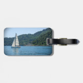 Étiquette À Bagage Navigation de l'étiquette italienne de bagage de (Dos horizontal)