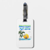 Étiquette À Bagage Navigation des Îles Vierges britanniques (Dos Vertical)