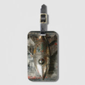 Étiquette À Bagage Navire spatial (Devant Vertical)