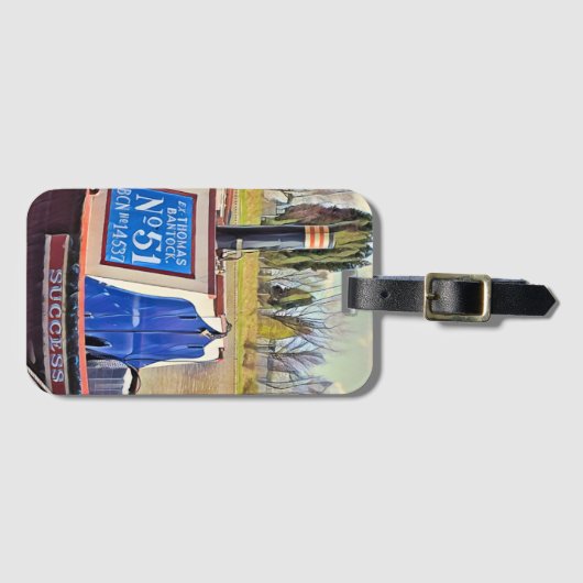 ÉTIQUETTE À BAGAGE NAVIRES (Devant Horizontal)