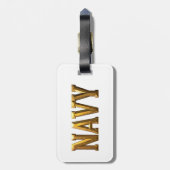 Étiquette À Bagage Navy USN VETERAN (Dos Vertical)