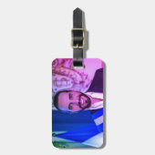 Étiquette À Bagage Nayib Bukele, Président du Salvador (Devant Vertical)