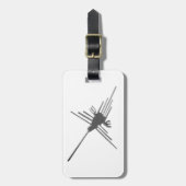 Étiquette À Bagage Nazca Lines Hermitage Newsprint (Devant Vertical)