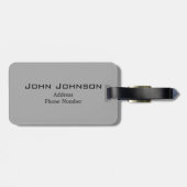 Étiquette À Bagage Né à Dance Pink ID277 (Dos horizontal)