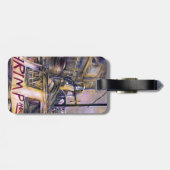 Étiquette À Bagage Né. Balise de bagage de viande mystère (Dos horizontal)