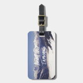 Étiquette À Bagage Ne jamais cesser d'explorer (Devant Vertical)