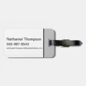 Étiquette À Bagage Ne me forcez pas à appeler mes singes ailés™ (Dos horizontal)